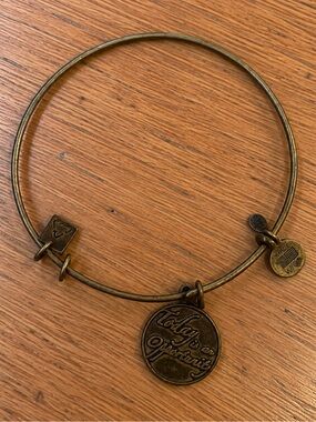 ALEX AND ANI 2018 โToday Is an Opportunityโ Vintage Expandable Bangle